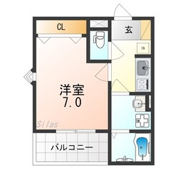 高見ノ里駅 徒歩6分 3階の物件間取画像